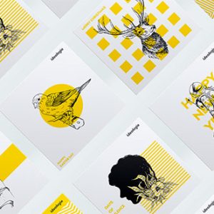 Дизайнерские открытки печать