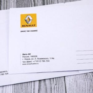 Заказать конверты с логотипом в типографии МСкомпринт
