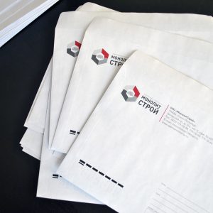 Заказать конверты с логотипом в Москве